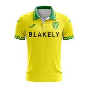 Norwich City Personalized 25/26 Home Polo Design