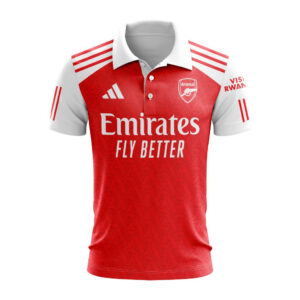 Arsenal Personalized 2026 Home Polo Design