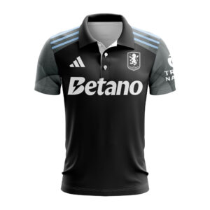 Aston Villa Personalized 2026 Away Polo Design